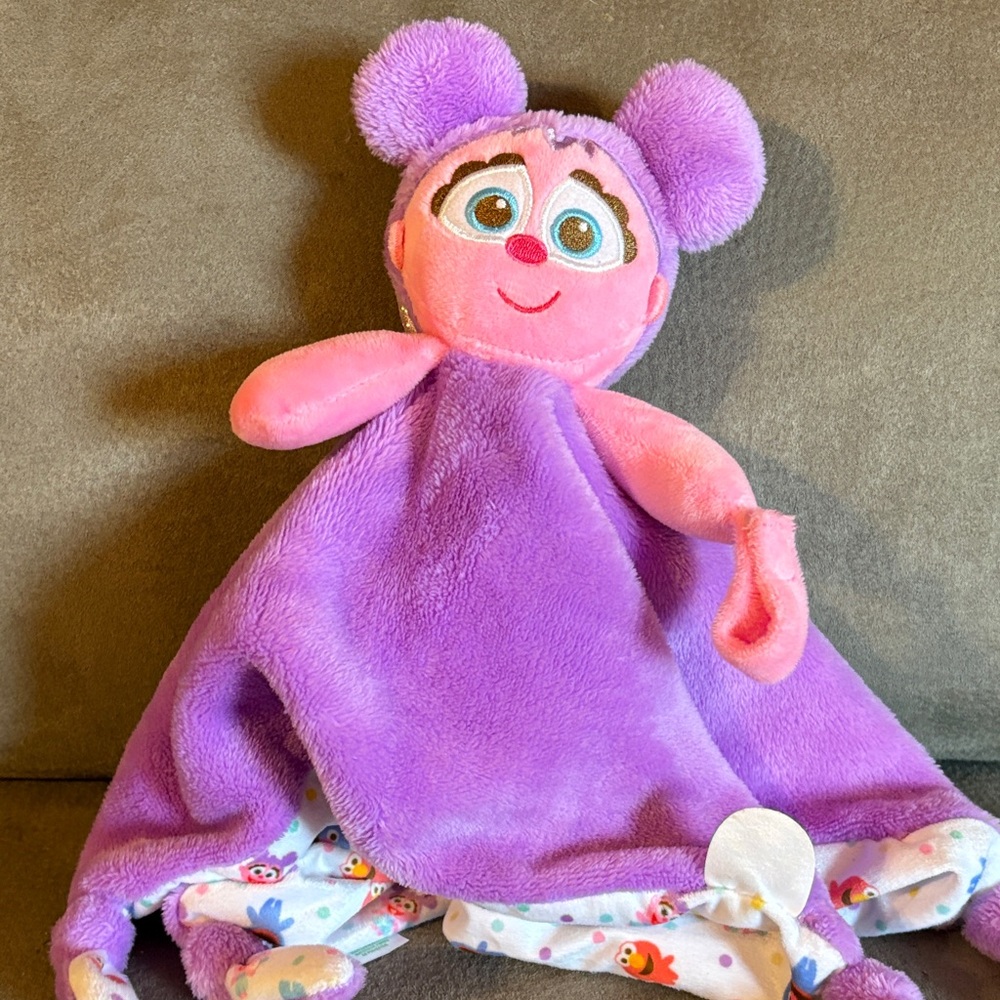 Abby Cadaby Sesame Street Lovey & Pacifier Holder